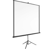 Tectake tectake® Beamer-Leinwand, ausziehbar, verschiedene Formate, Doppelschicht-Gewebetuch, faltenfrei