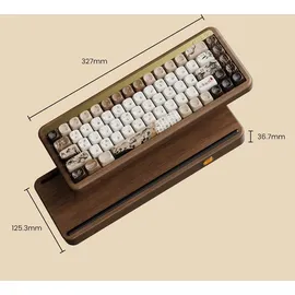 Akko MU01 Rosewood Switches QWERTY