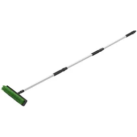 PRO PLUS Straßenbesen Teleskop mit Gartenschlauchanschluss 82,5-210,5 cm
