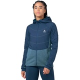 Odlo Damen Run Easy S-Thermic Laufjacke, blau