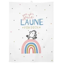 SHEEPWORLD 47091 Geschirrtuch Gute Laune