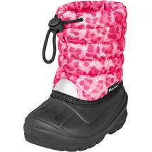 Playshoes Winterstiefel Leo-Print Rot/Pink 34/35