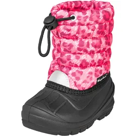 Playshoes Winterstiefel Leo-Print Rot/Pink 34/35
