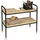 Wenko Waschbeckenunterschrank LOFT 70 x 60 x 33,5 cm Beige/Schwarz