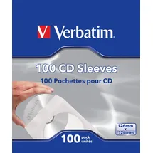 Verbatim CD-Umschläge, Papier 100 Stück,