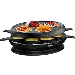 Tefal Crpes Party RE320812 Racletteofen, Schwarz