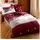 Traumschlaf Biber Winterwonderland Rot 135 x 200 cm + 80 x 80 cm