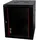 danicom Baseline 15U Wandschrank mit Glastür 600x600x770mm (BxTxH) - Schwarz - Traglast 50 kg - Wandmontage - Serverschrank - Wandgehäuse - Server Rack - Server Enclosure