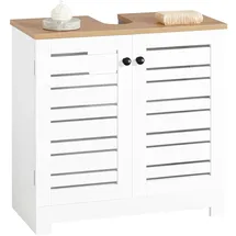 SoBuy Waschbeckenunterschrank Weiß