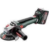 Metabo WB 18 LT BL 11-125 Quick inkl. 2 x 5,2 Ah + metaBox 165 L