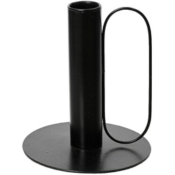 Kerzenhalter IRON schwarz