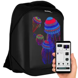 TECHNOLINE Rucksack mit appgesteuerter Anzeige