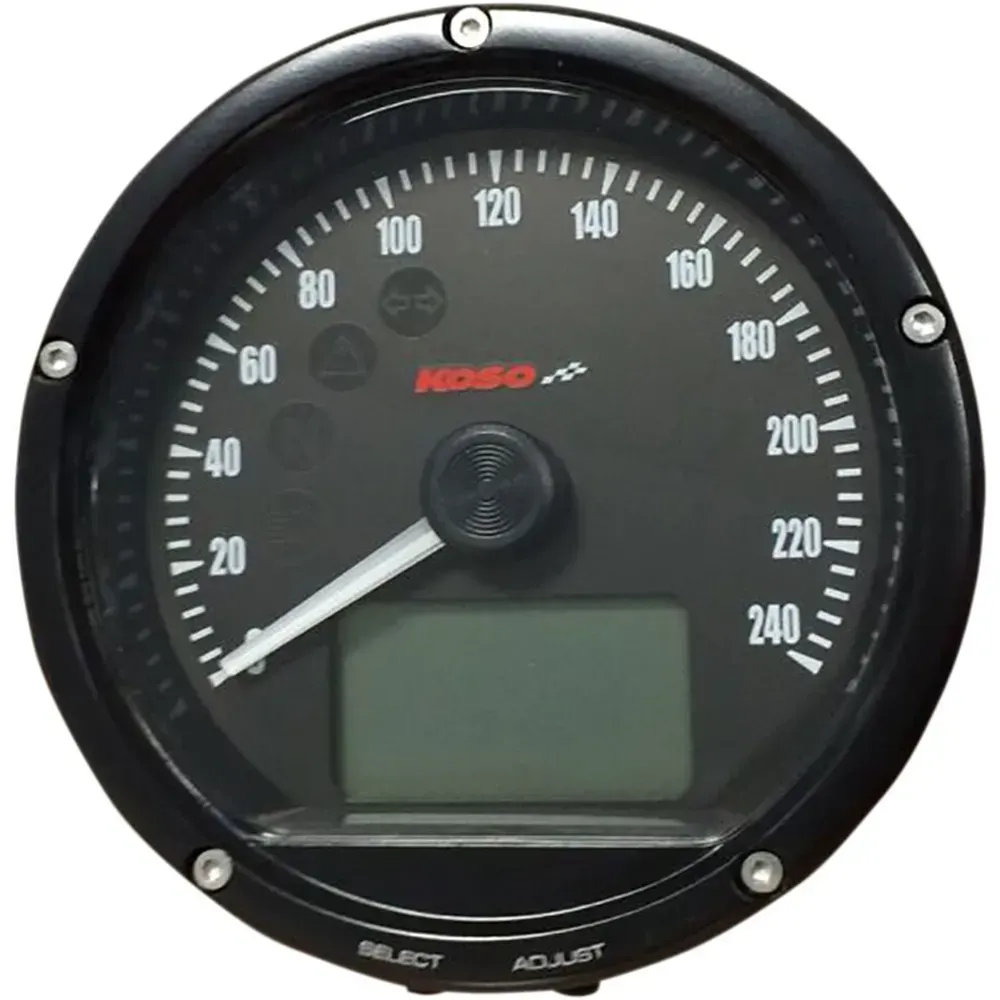 Koso North America D75 Tachometer - Black - One Size