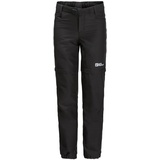 Jack Wolfskin Active Zip Off Pants K Outdoorhose, Black,