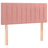 vidaXL Kopfteil Rosa 80x5x78/88 cm Samt