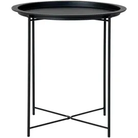 House Nordic Beistelltisch Bastia, (DH 47x50 cm, rund, Schwarz,