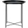 House Nordic Beistelltisch Bastia, (DH 47x50 cm, rund, Schwarz,