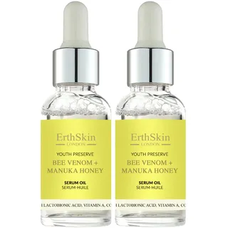 ErthSkin London 2x veleno d'api + olio di siero miele Manuka 30 ml