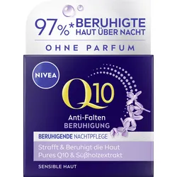 NIVEA Q10 Anti-Falten Beruhigende Nachtpflege Sensible Haut