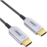 FiberX FX-I350-070 HDMI-Kabel 70 m HDMI Typ A (Standard) Schwarz, Silber
