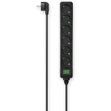 Hama Steckdosenleiste 6-fach, Schalter, 1,4 m, Schwarz