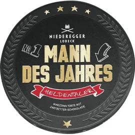 Niederegger Marzipan Mann des Jahres Taler Zartbitter Schokolade 185 g