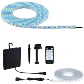 Paulmann LED Stripe Solar 5m RGB dimmbar inkl. Fernbedienung schwarz