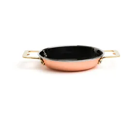Comas Mini Paella Pfanne Dualer Körper Edelstahl/Kupfer 12X2,5Cm Model Gourmet X 1 Pack