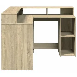 vidaXL Schreibtisch Sonoma Eiche braun
