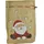 Riffelmacher & Weinberger Riffelmacher Nikolaus Jutesack 25 x 35 cm "Süßer Santa" 19530 | Natur Rot - Beige
