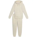 Puma Hooded Sweat Suit FL cl Damen Anzug, weiß - alpine snow S