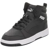 Puma Rebound V6 Mid Winterized Sneaker Kinder 01 black/white 37