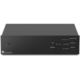 Pro-Ject Phono Box S3 B, Symmetrischer audiophiler Phono-Vorverstärker, Schwarz