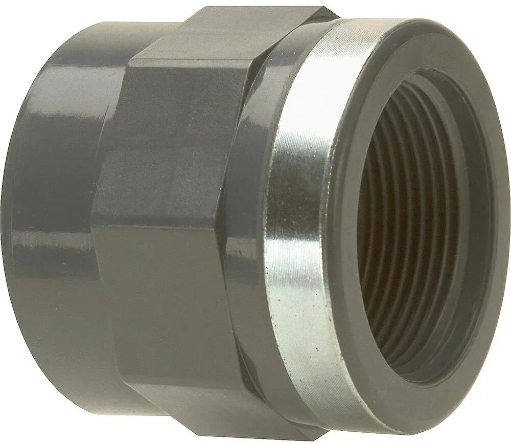PVC-U Klebefitting Übergangs-Gewindemuffe (Ausführung: 75 mm 2 1/2'' IG)