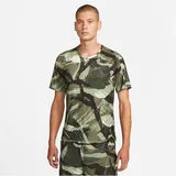 Nike Miler T-Shirt Herren - grün/schwarz S