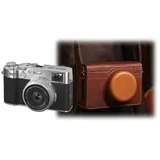 Fujifilm X100VI silber + SmallRig 4558 Ledertasche