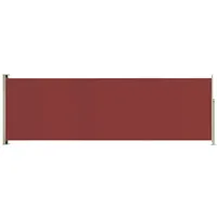 vidaXL Seitenmarkise Ausziehbar 200x600 cm Rot