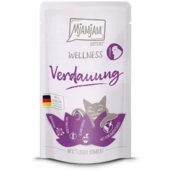 MjAMjAM – Wellness 125g MjAMjAM Katze Sparpaket 24x125g Wellness Verdauung Huhn