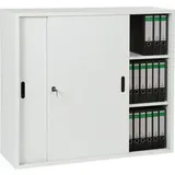 Gürkan Aktenschrank 120 x 45 x 109 cm grau