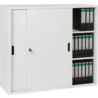 Gürkan Aktenschrank 120 x 45 x 109 cm grau
