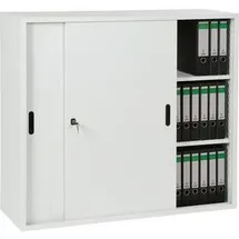 Gürkan Aktenschrank 120 x 45 x 109 cm grau