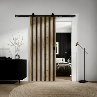 Radex Schiebetür-Komplettset Lamello  (86 x 211 cm, Holz, Eiche Artizan)