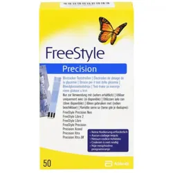 FreeStyle Precision Precision Blutzucker Teststreifen, 50 Stück