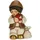 Thun - Krippe 2022 - Krippenfigur Krippe Kind mit Apfel aus Keramik, handverziert, weißes Kleid - Klassische Linie Krippe - 4,3 x 3 x 6,5 cm h