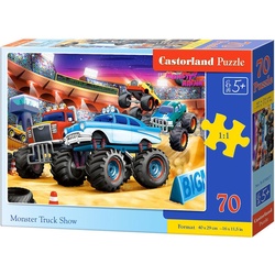Castorland Monster Truck Show, Puzzle 70 Teile