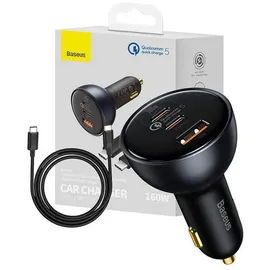 Baseus Qualcomm USB 2x USB-C, 160W (Grey)