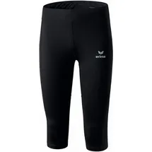 Erima Performance 3/4 Laufhose Damen schwarz 34