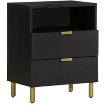 vidaXL Nachtschrank 50 x 33 x 62 cm Schwarz