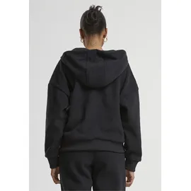 URBAN CLASSICS Jacquard Velvet Oversized Reißverschlusspullover Black L