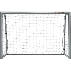 sportnow Fußballtor Grau 240 x 85 x 160 cm